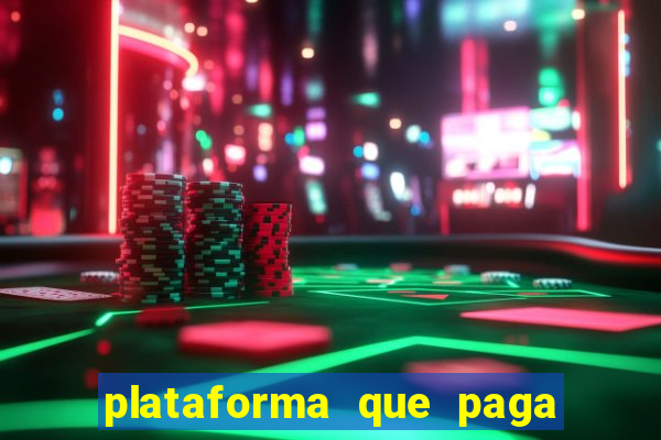 plataforma que paga no cadastro fortune tiger